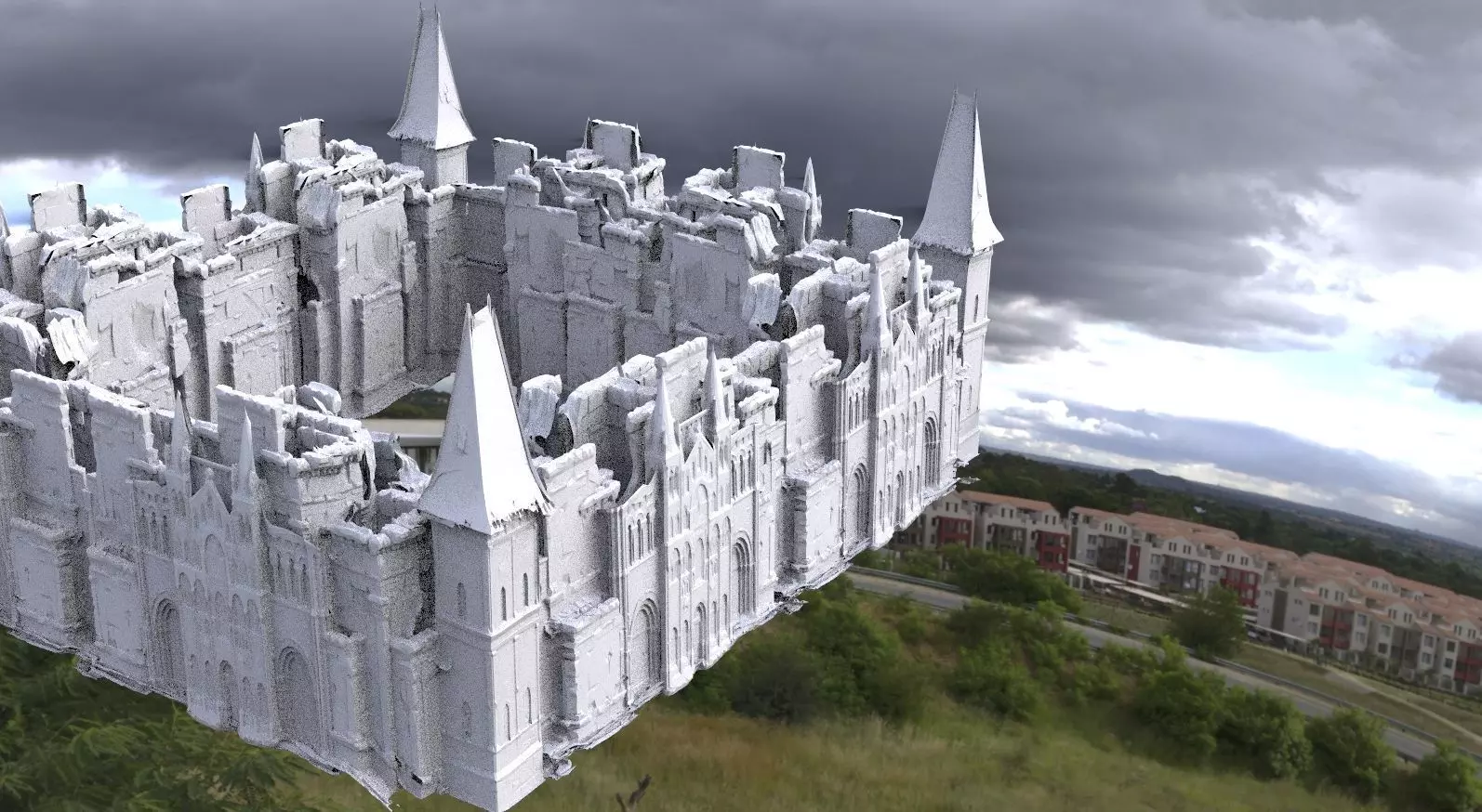 Fort Wall High Fantasy elf design 3D model_0