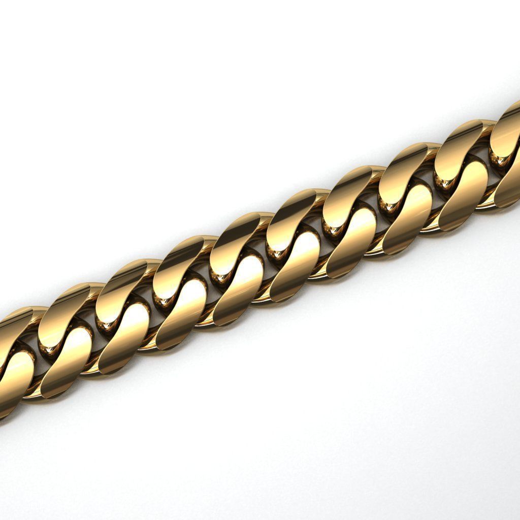 16 MM MIAMI CUBAN LINK PONG SET FOR BRACELET OR NECKLACE 3D print model_5