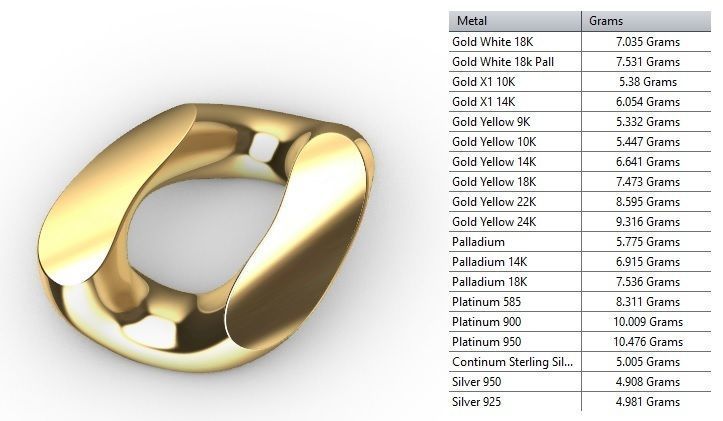 16 MM MIAMI CUBAN LINK PONG SET FOR BRACELET OR NECKLACE 3D print model_8