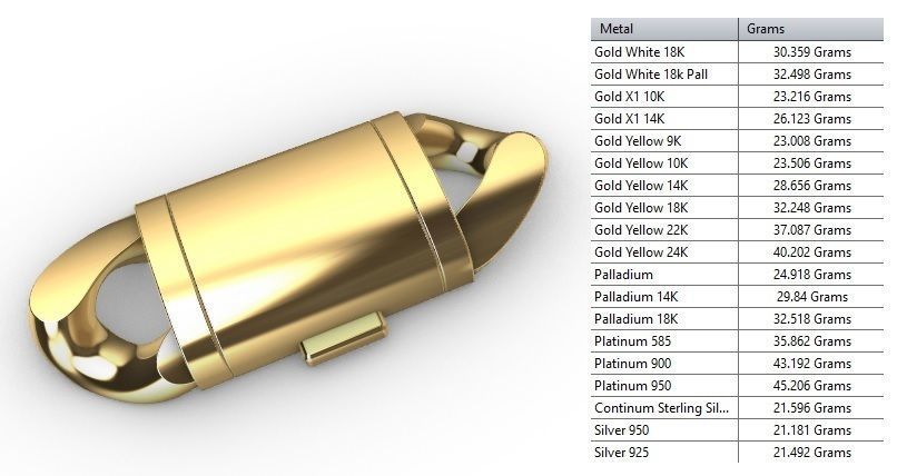 16 MM MIAMI CUBAN LINK PONG SET FOR BRACELET OR NECKLACE 3D print model_10
