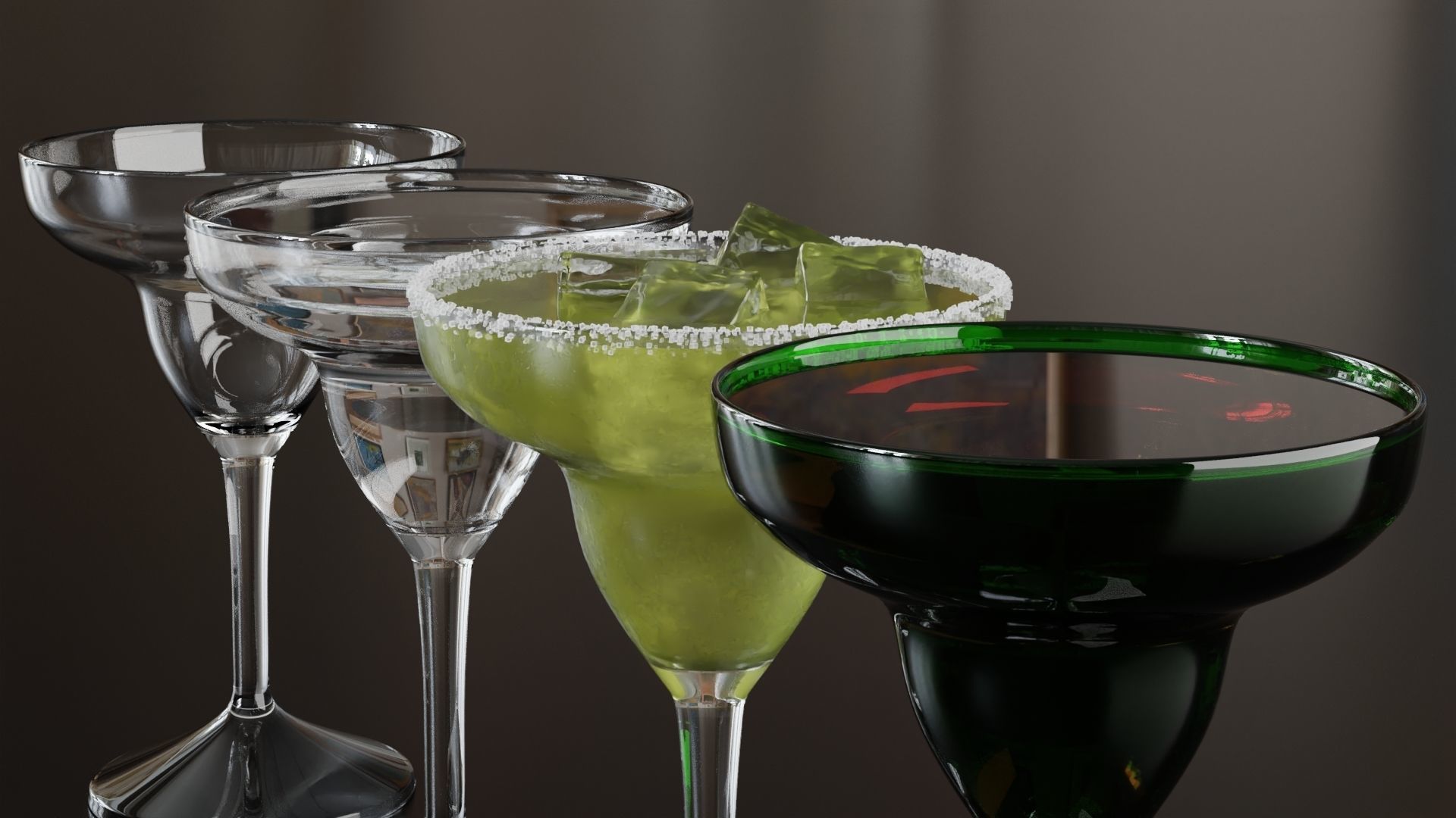 Margarita glass 2 3D model_2