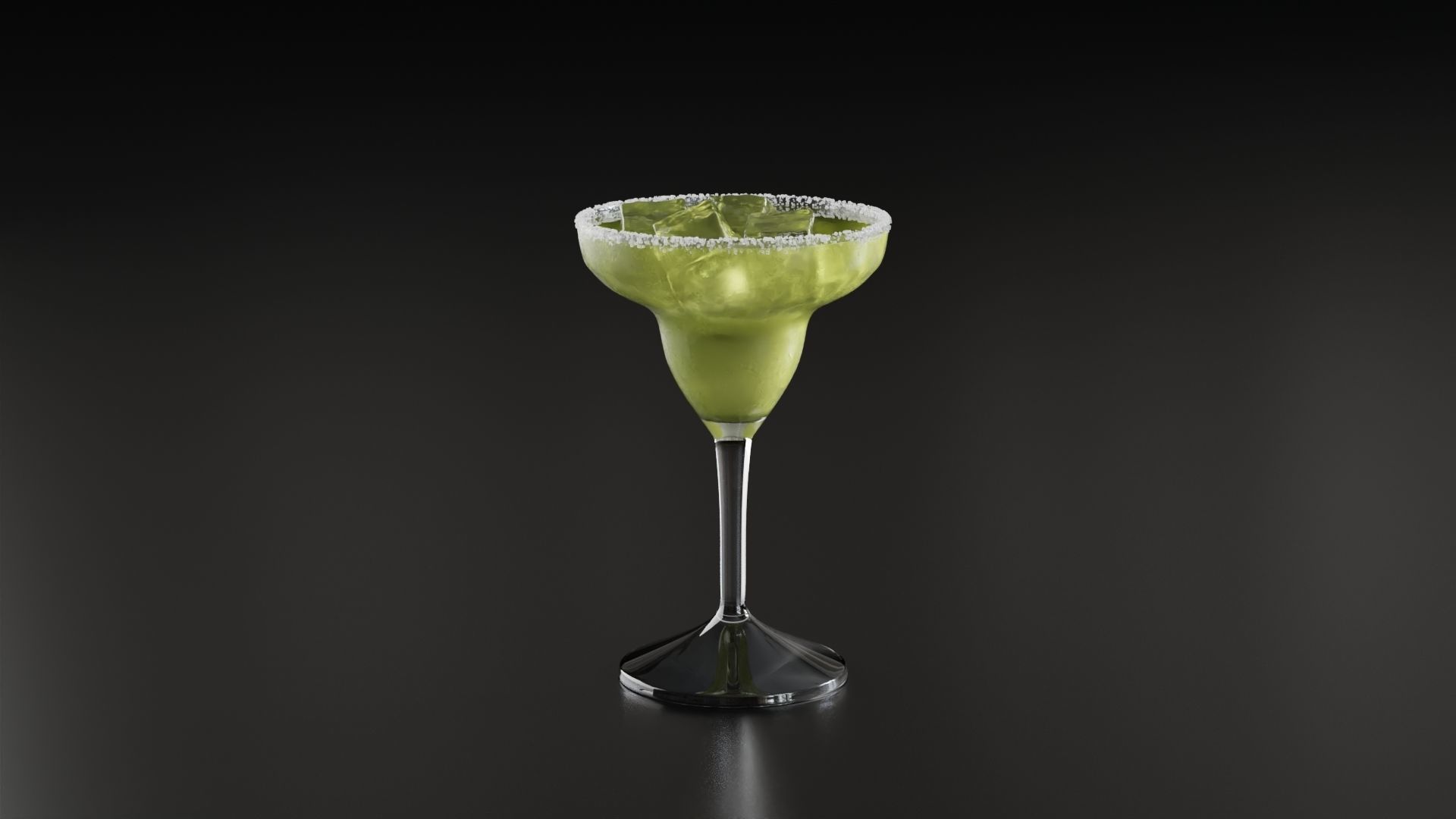 Margarita glass 2 3D model_4