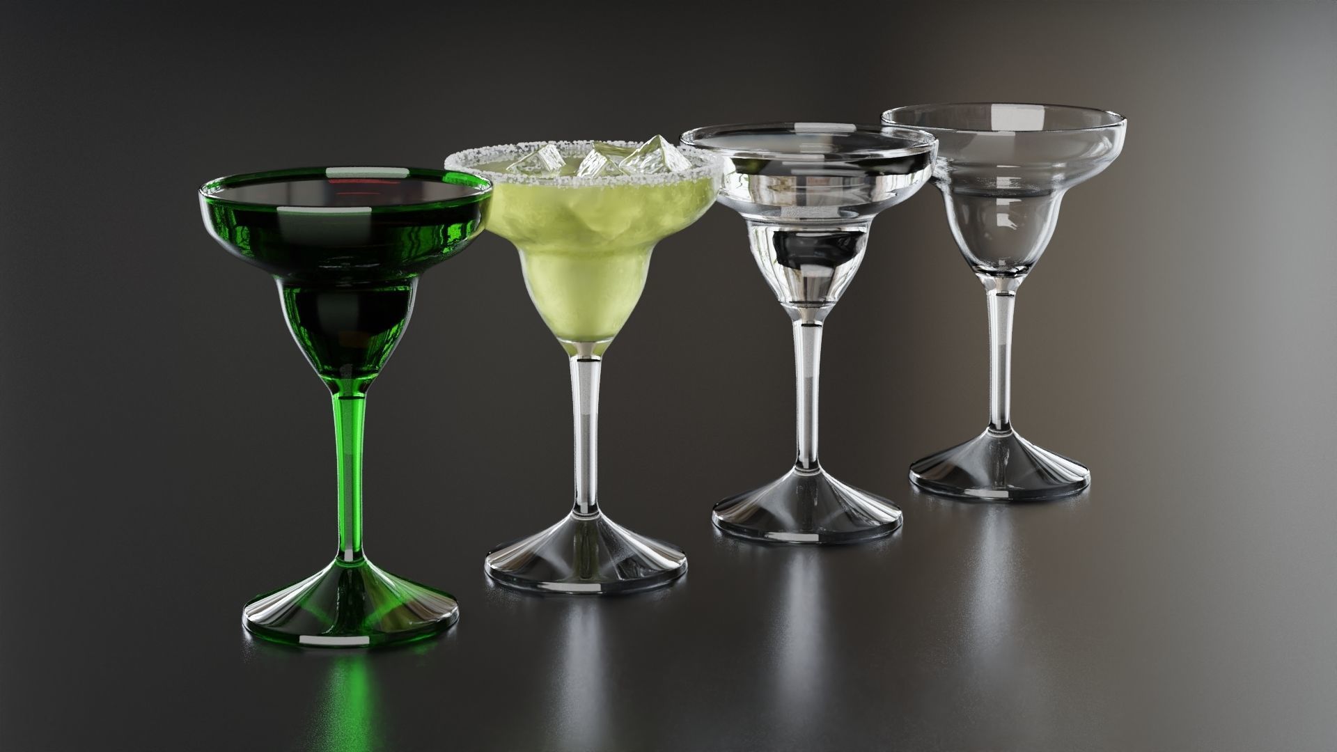 Margarita glass 2 3D model_1
