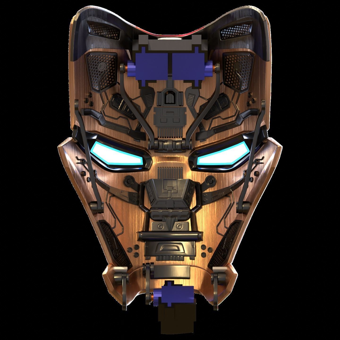 Ironman Mark 80 V3 Helmet 3D Printable Model with Inner Detail 3D print model_2