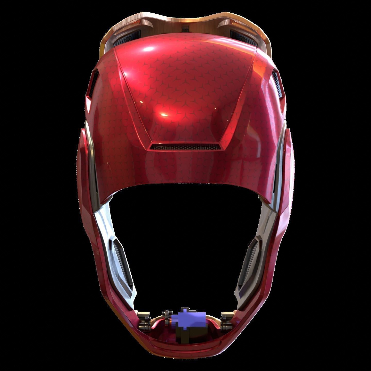 Ironman Mark 80 V3 Helmet 3D Printable Model with Inner Detail 3D print model_8