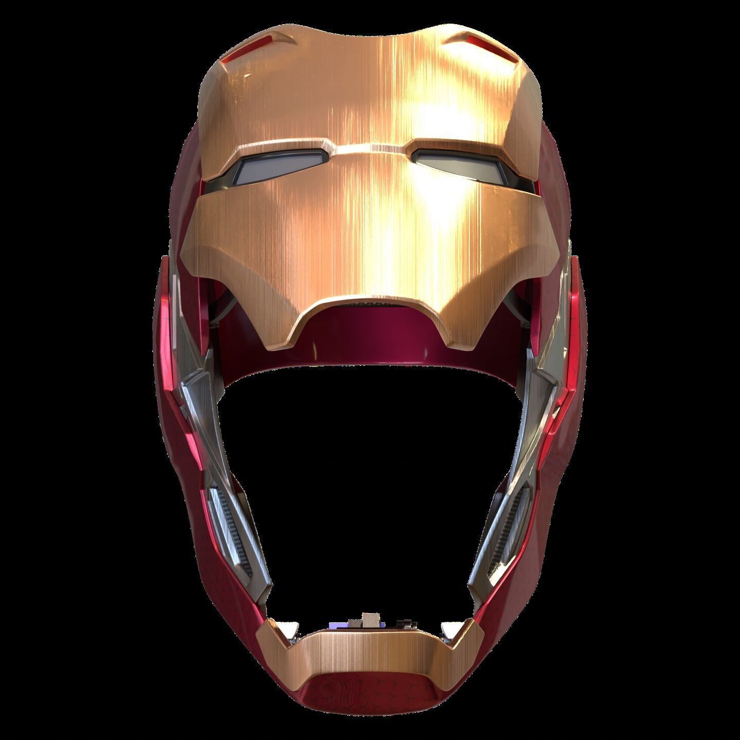 Ironman Mark 80 V3 Helmet 3D Printable Model with Inner Detail 3D print model_9
