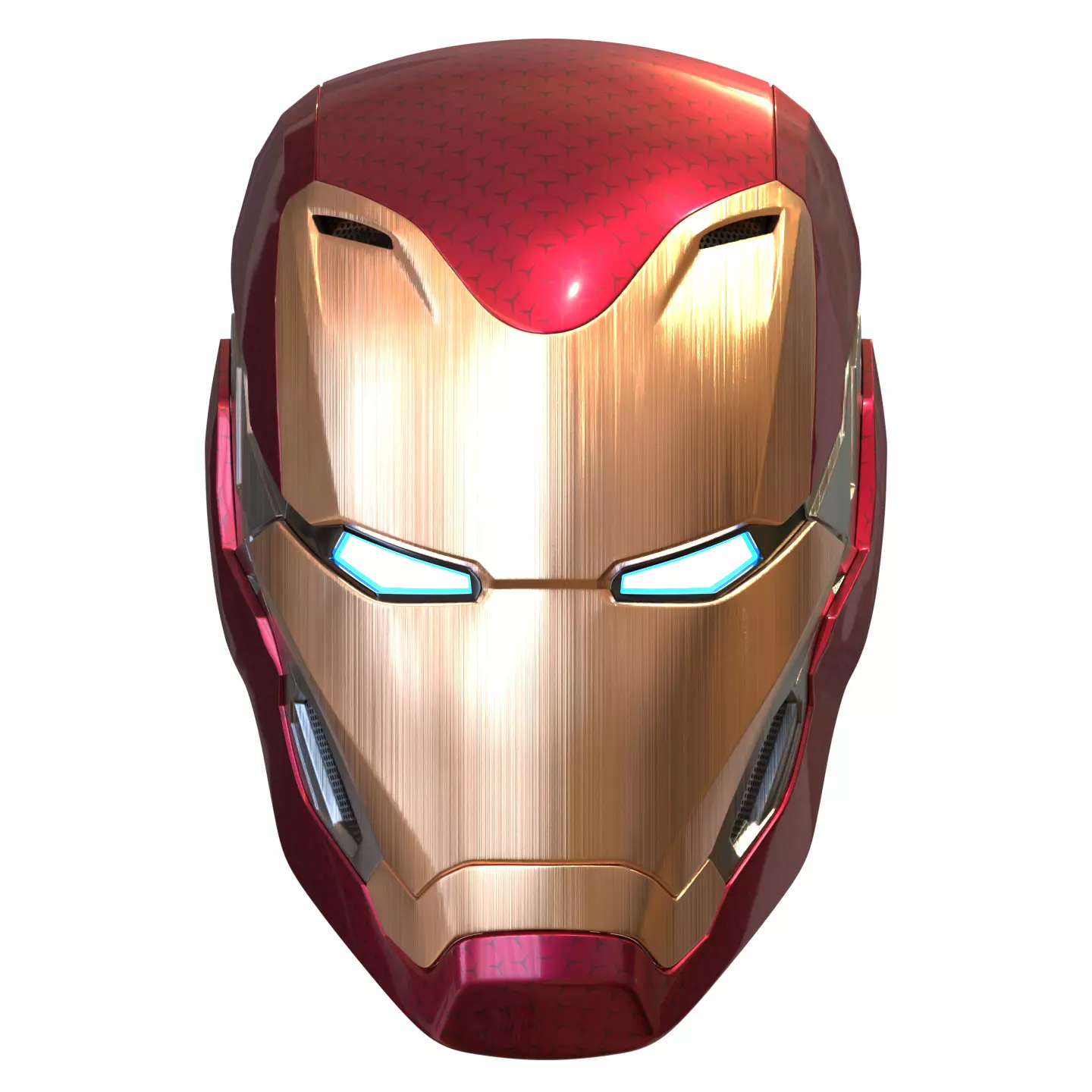 Ironman Mark 80 V3 Helmet 3D Printable Model with Inner Detail 3D print model_0