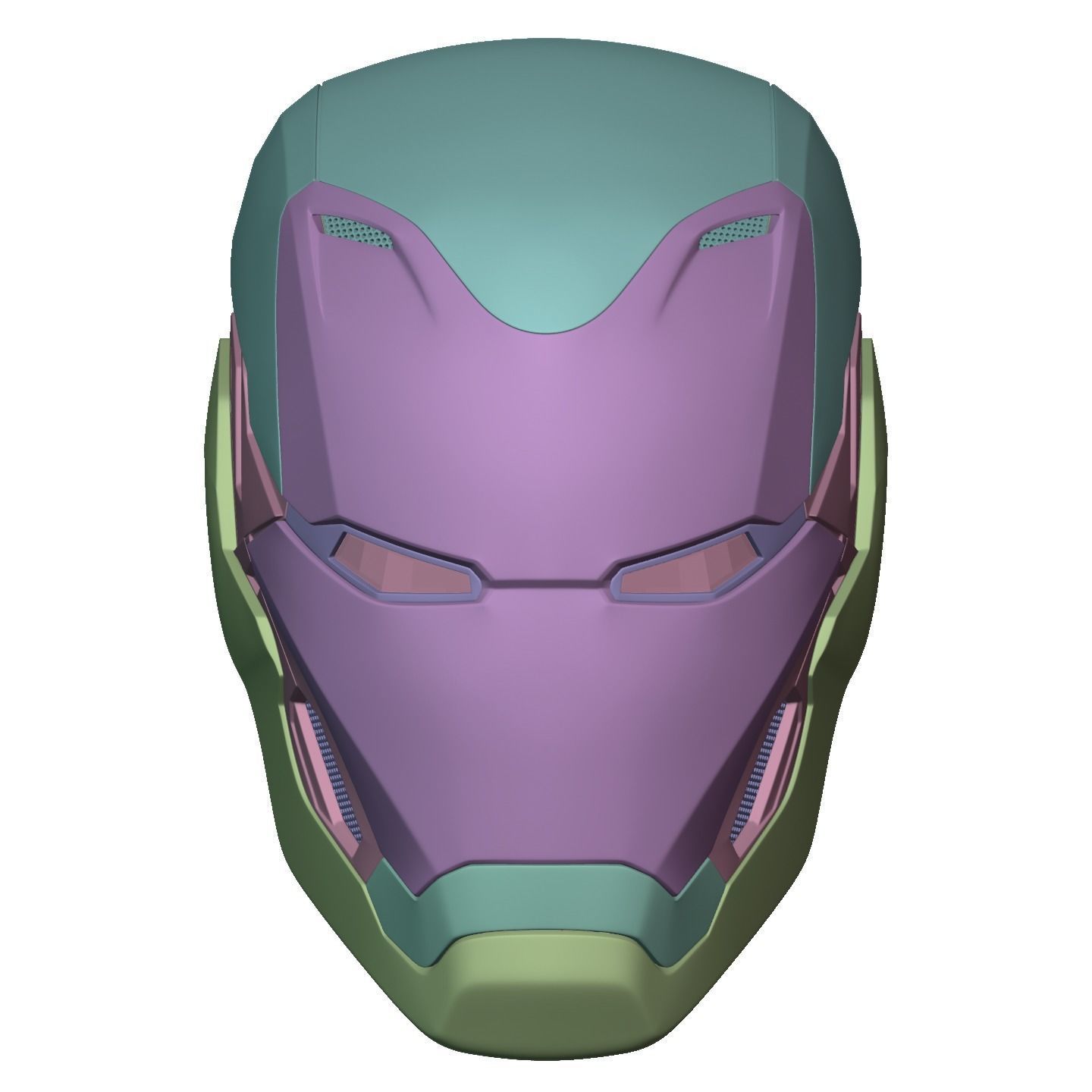 Ironman Mark 80 V3 Helmet 3D Printable Model with Inner Detail 3D print model_11