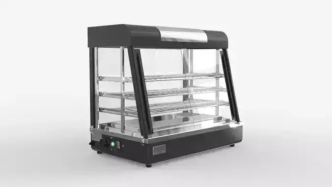 Hot Food Display 3D model