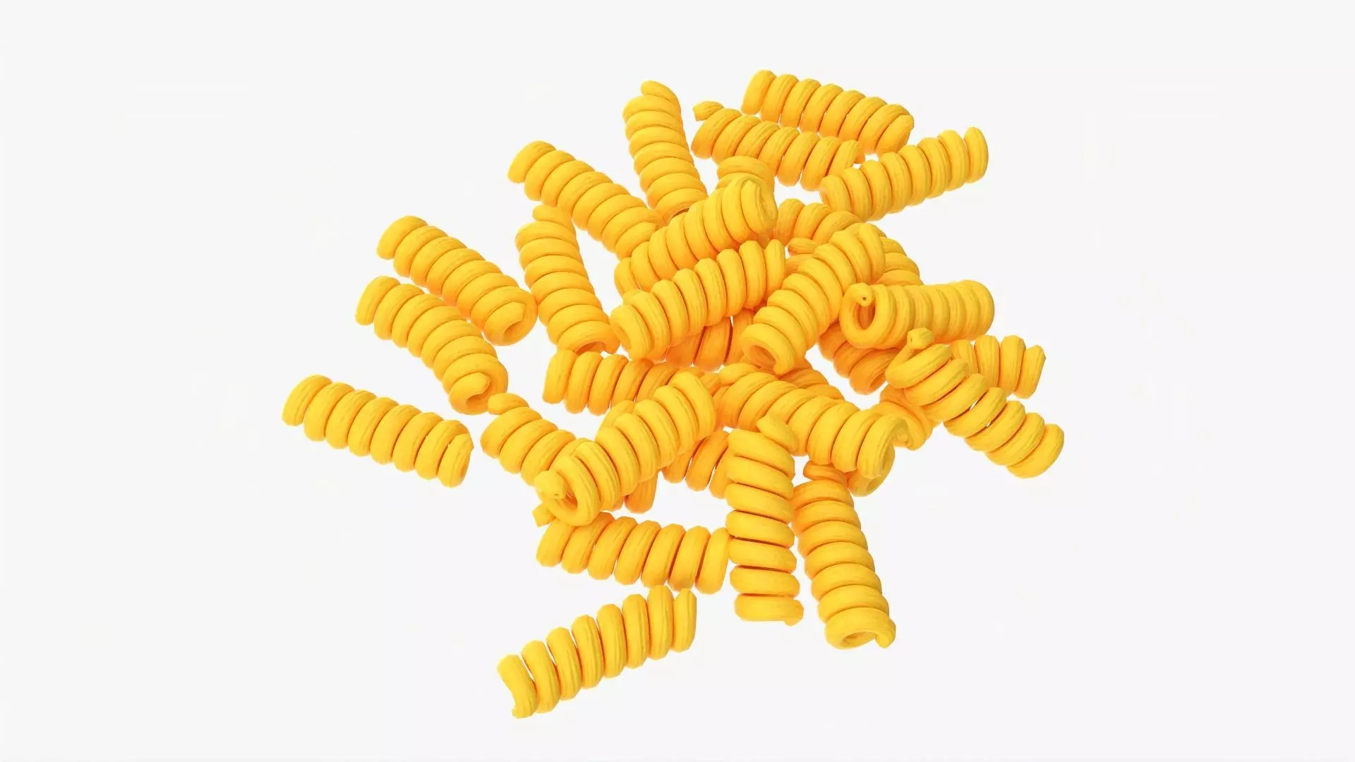 Pasta fusilli 3D model