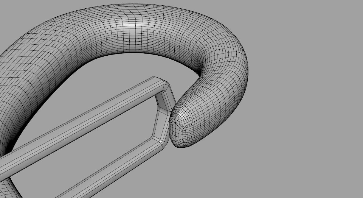 Climbing Carabiner 3D model_9