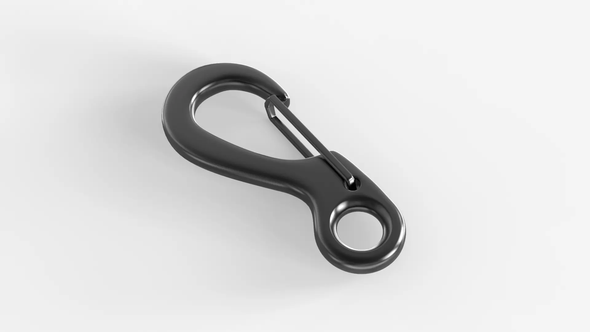 Climbing Carabiner 3D model_0