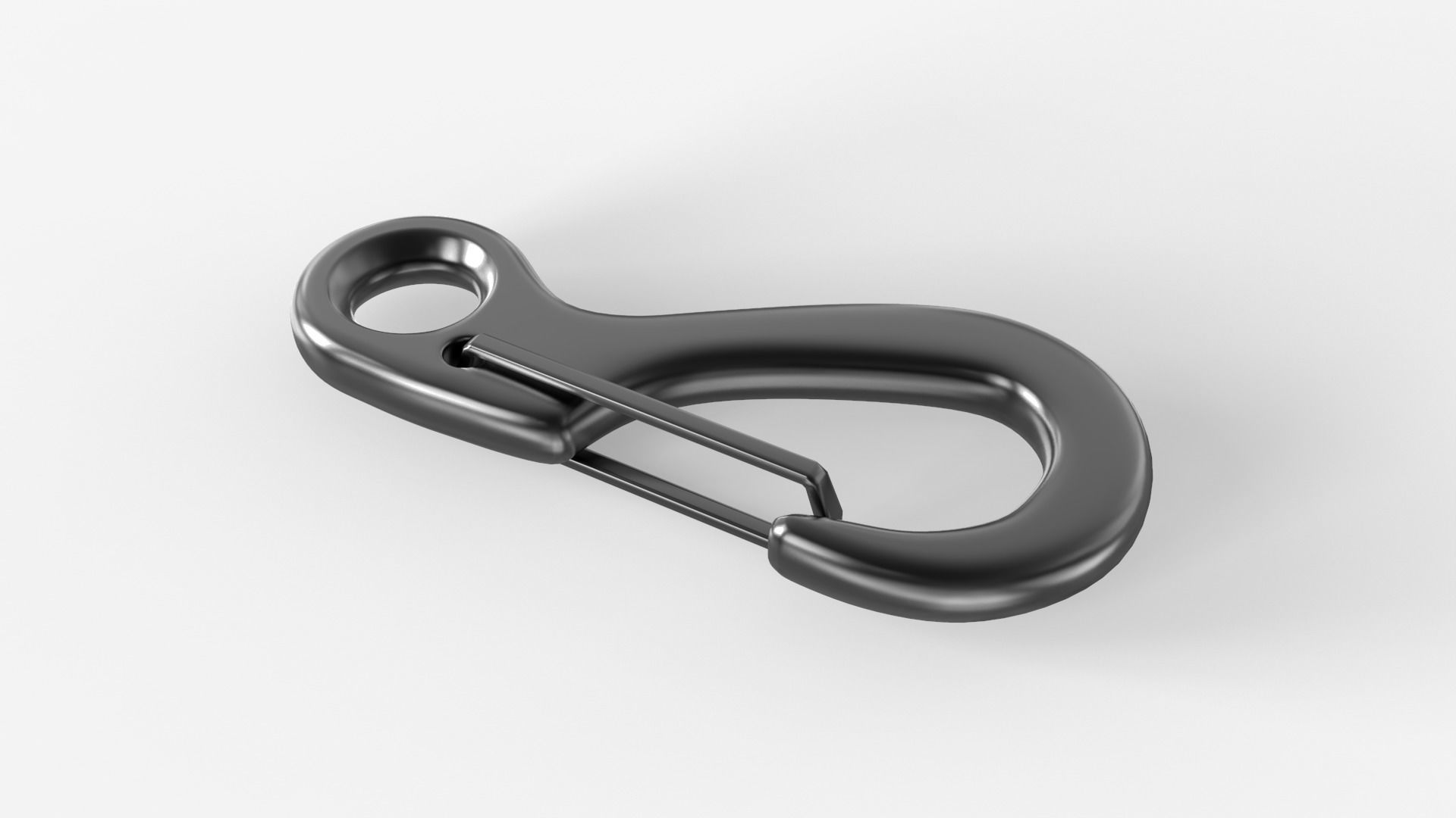 Climbing Carabiner 3D model_3