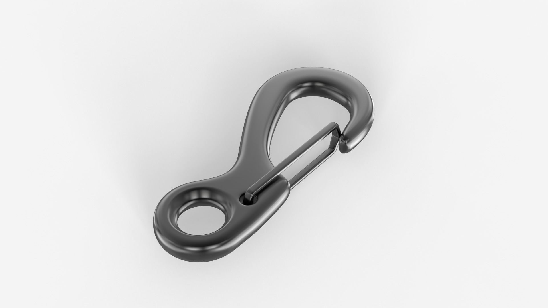 Climbing Carabiner 3D model_2