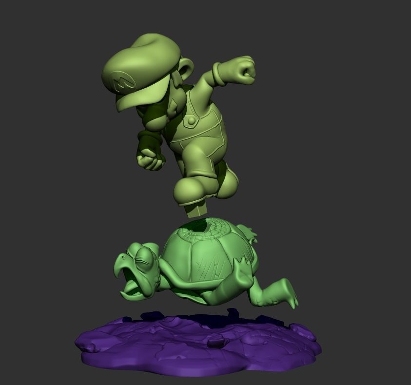 Super Mario 3D print model_2