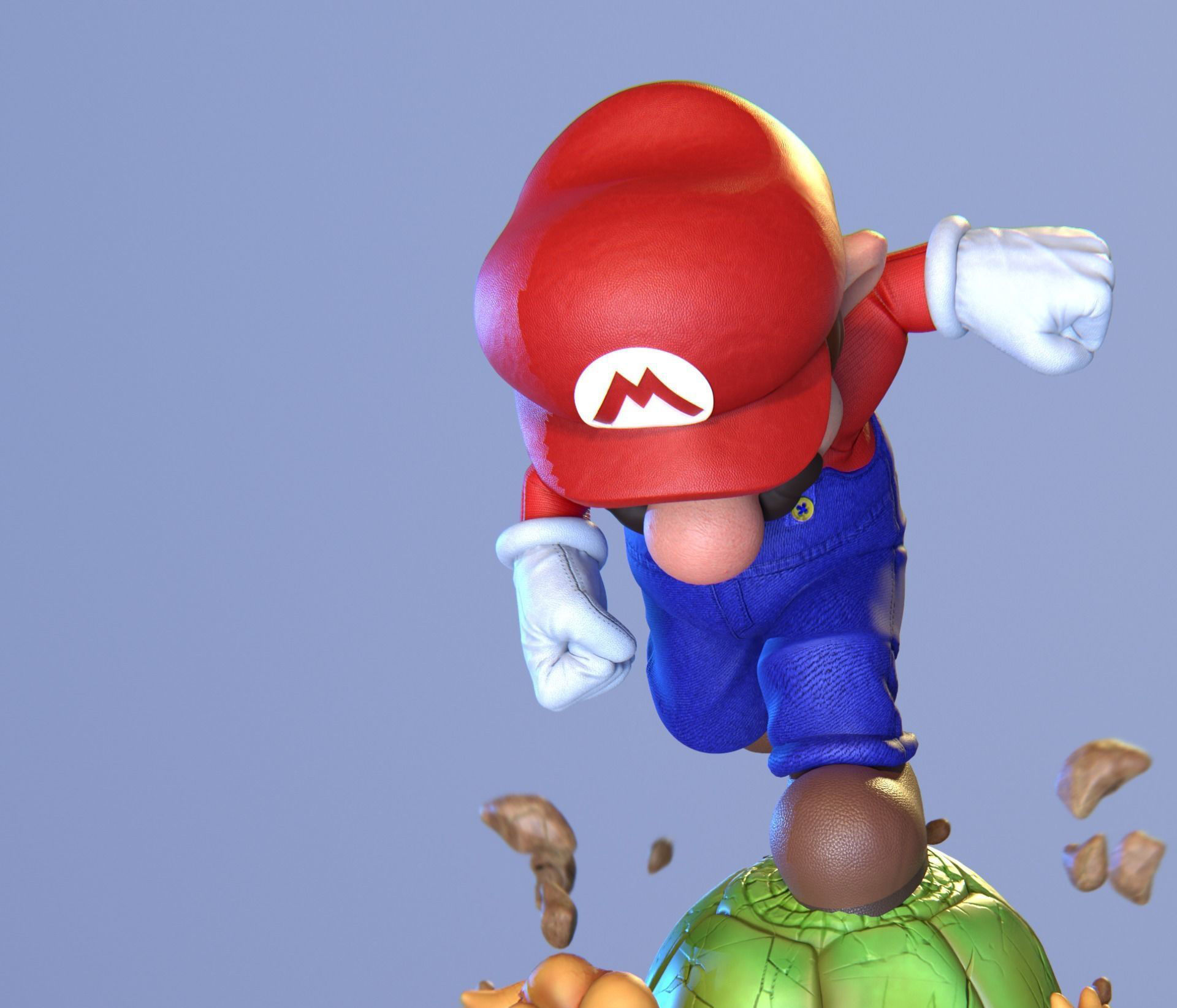 Super Mario 3D print model_4