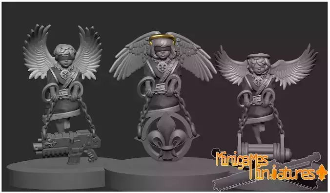 Cherubs anime figurines