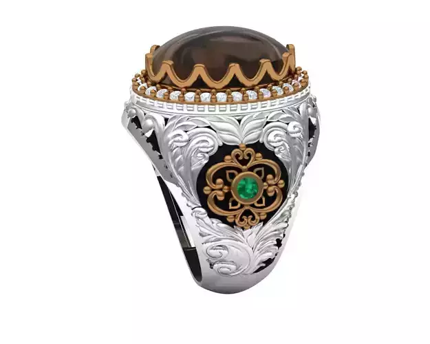 Turkish silver ring men