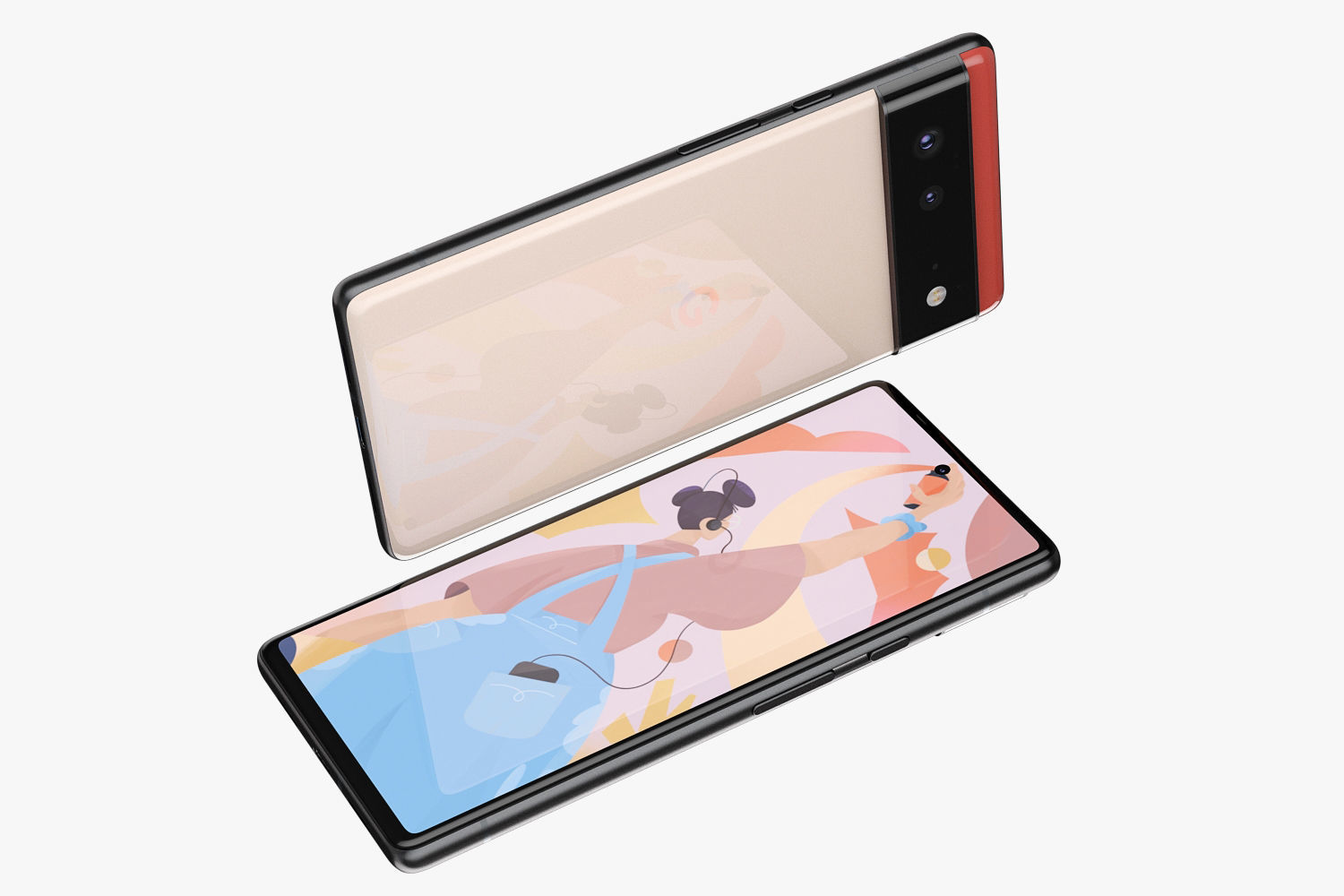 Google Pixel 6 all colors 3D model_7