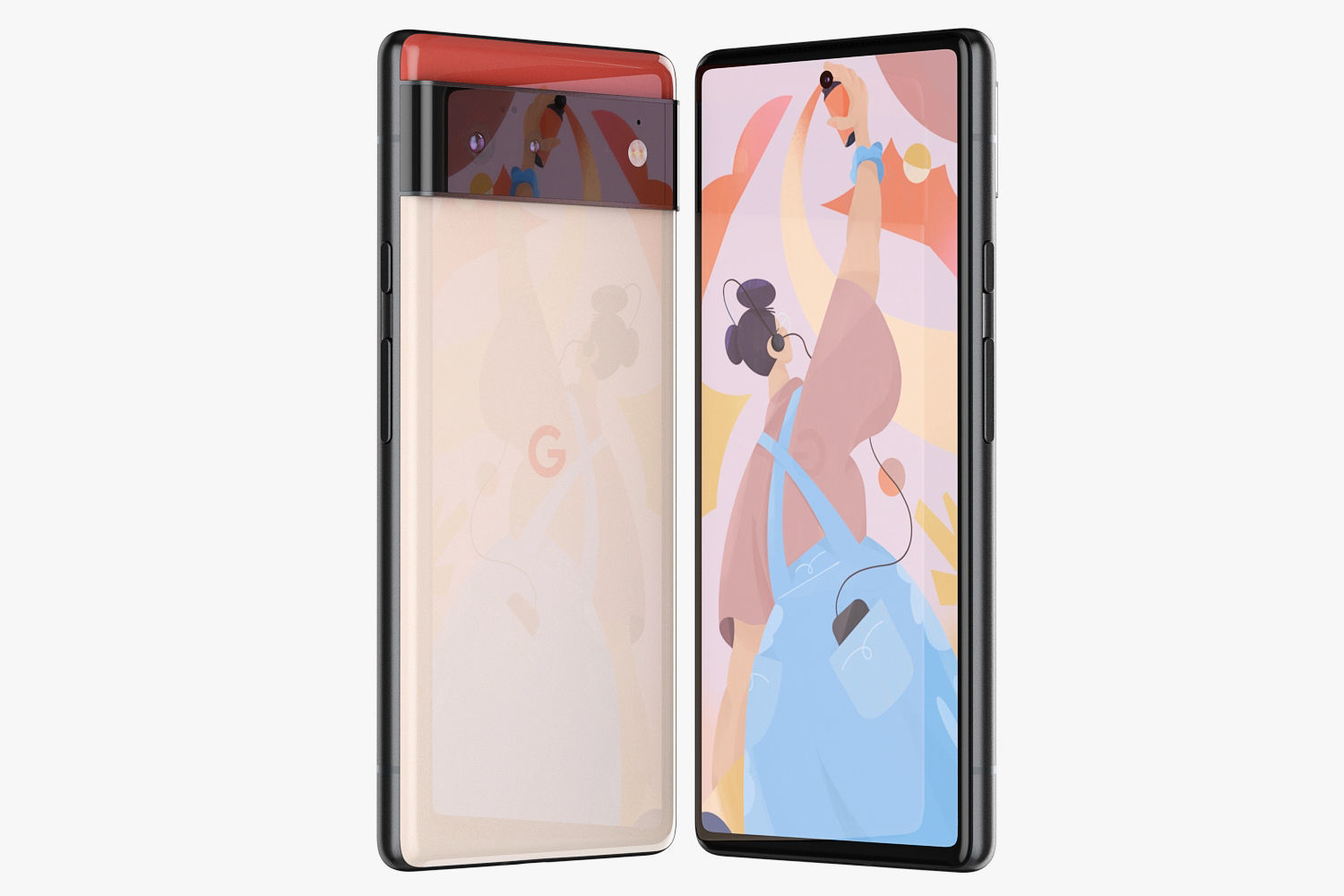 Google Pixel 6 all colors 3D model_6
