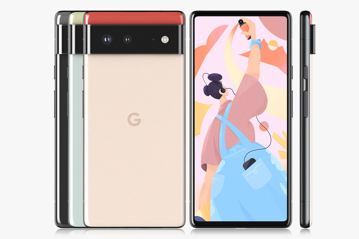 Google Pixel 6 all colors 3D model_16
