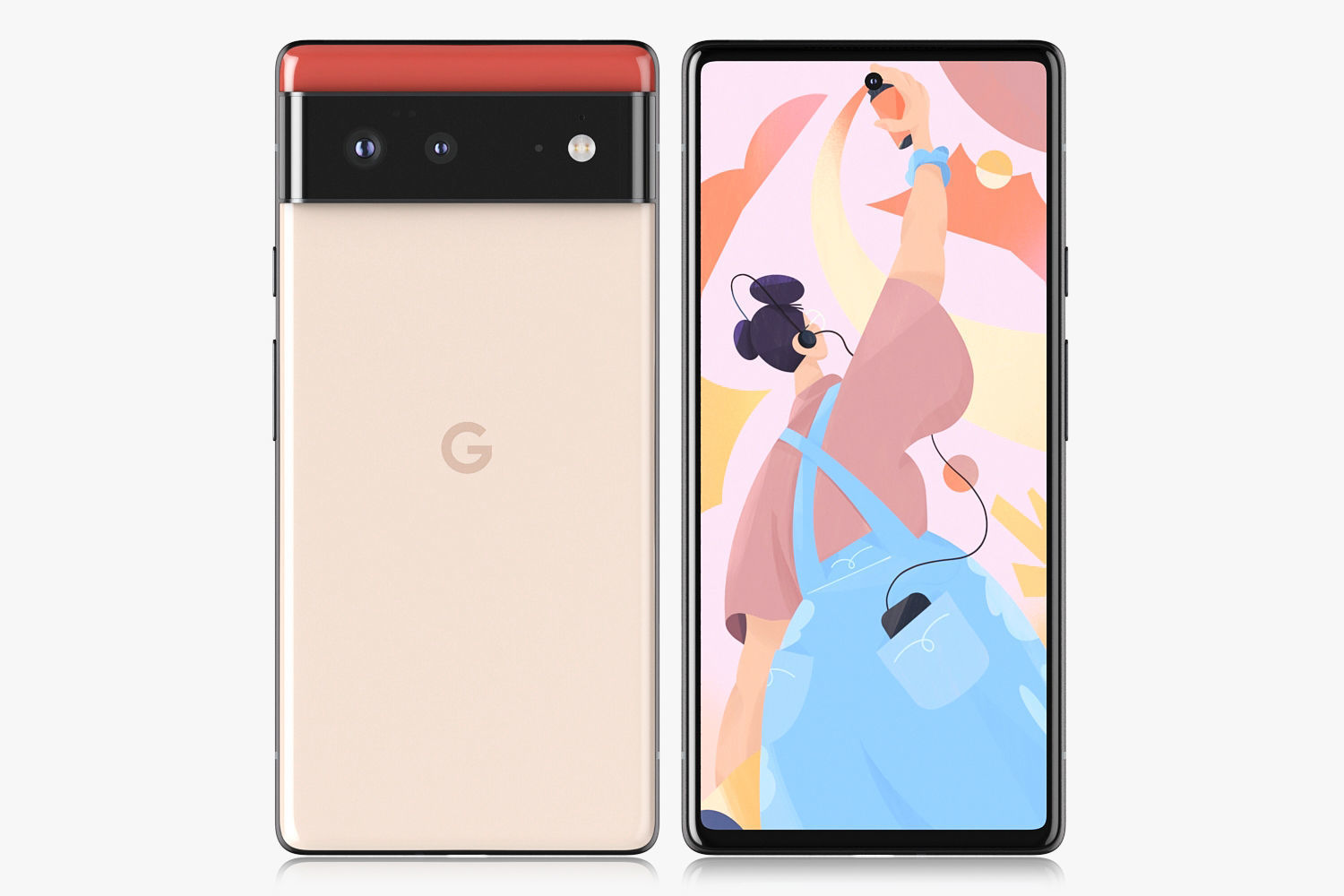 Google Pixel 6 all colors 3D model_2