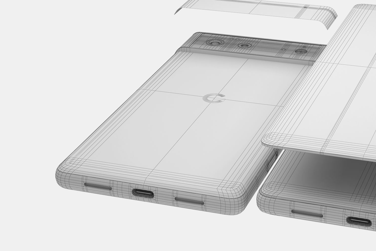 Google Pixel 6 all colors 3D model_24