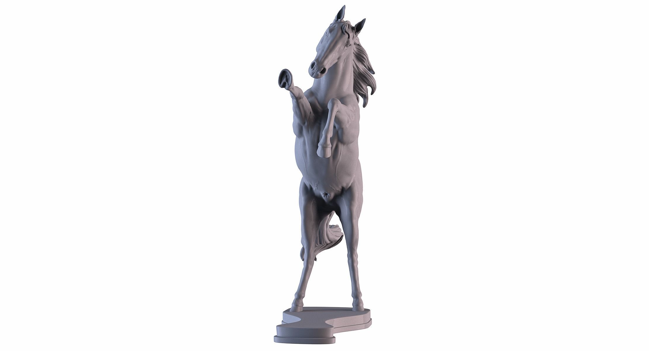 Horse Sculpture 3D print model_7