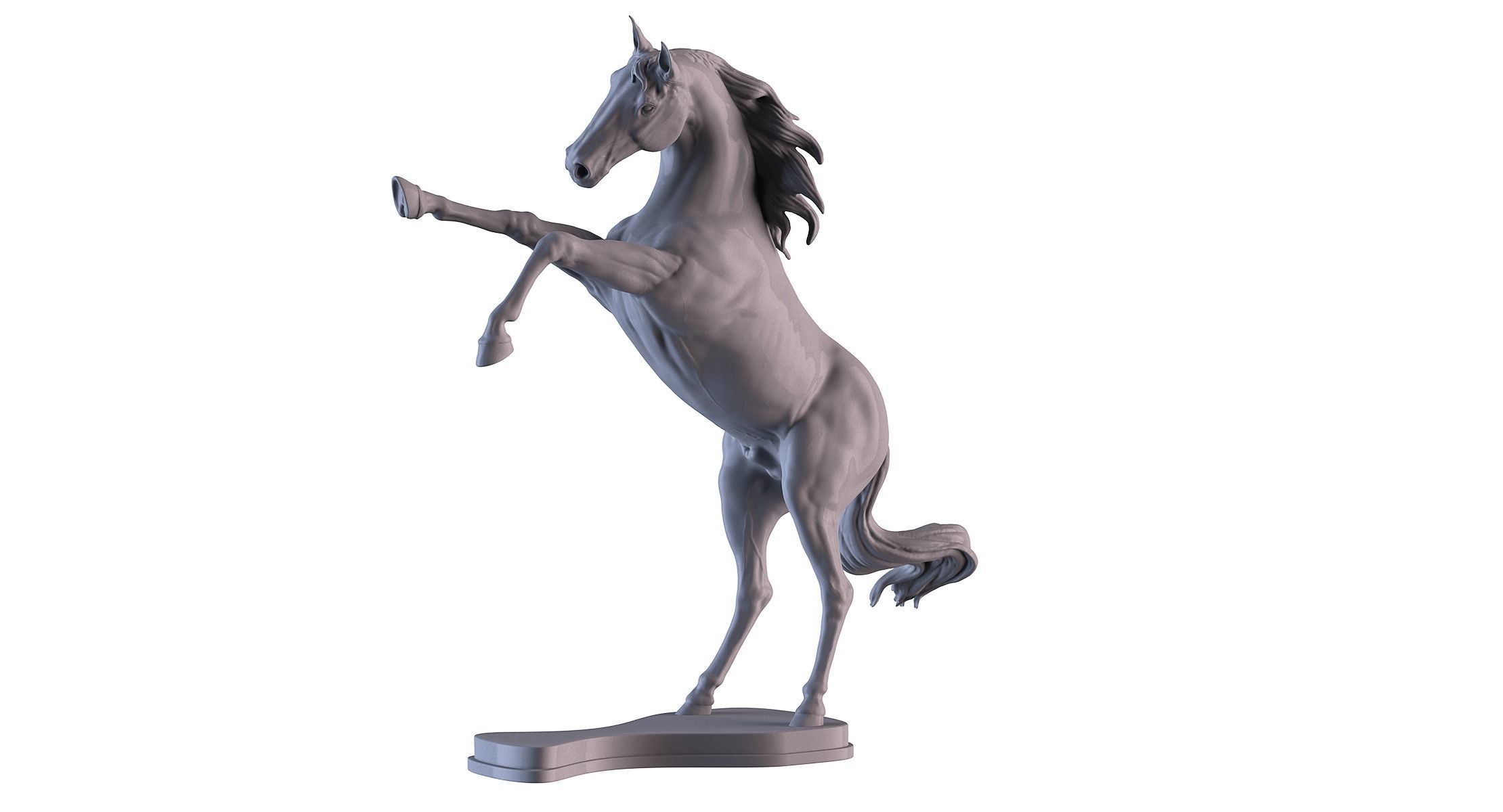 Horse Sculpture 3D print model_8