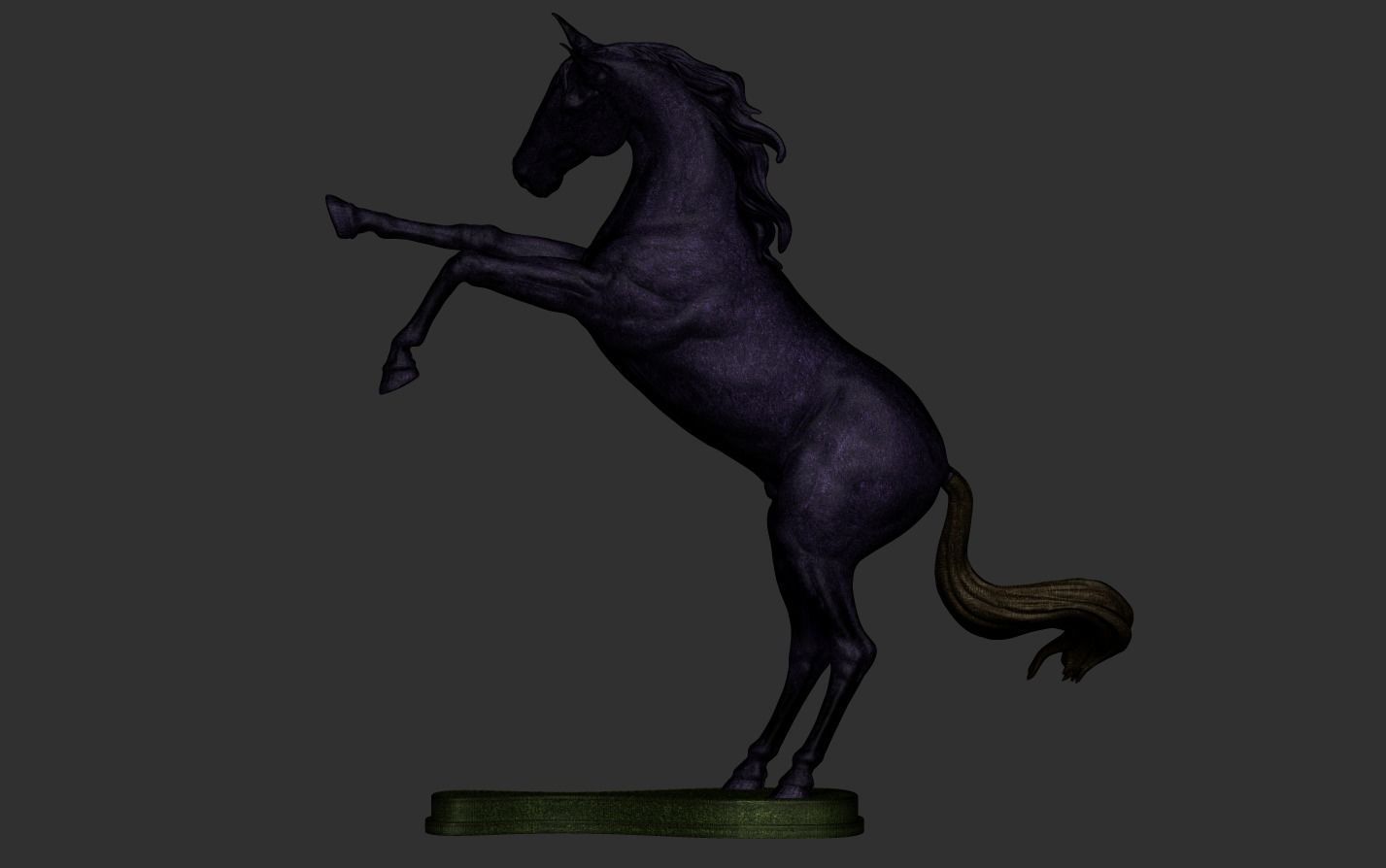 Horse Sculpture 3D print model_20