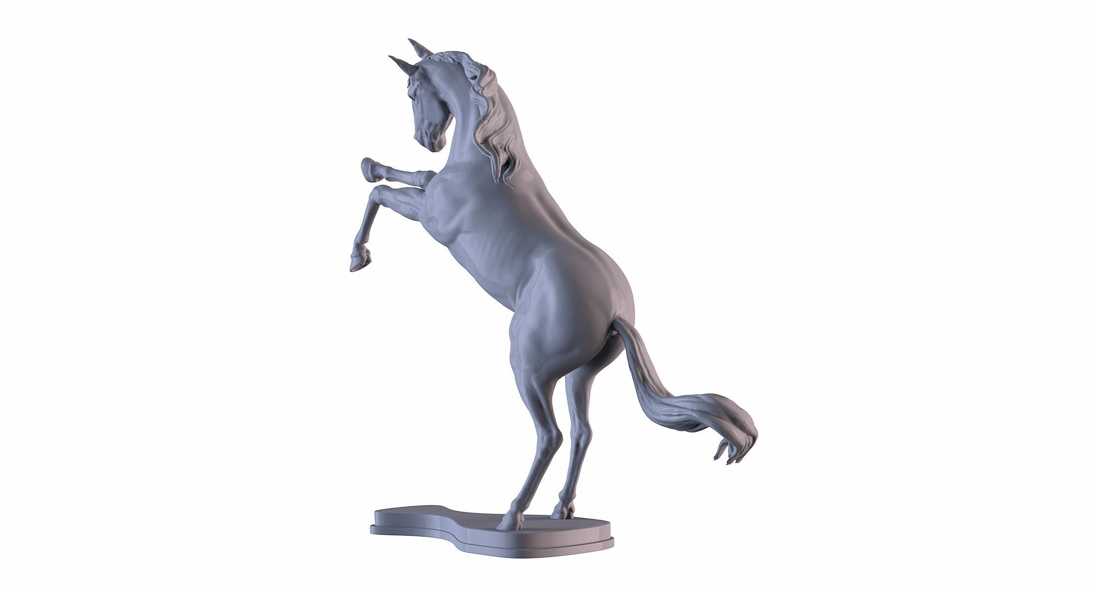 Horse Sculpture 3D print model_2