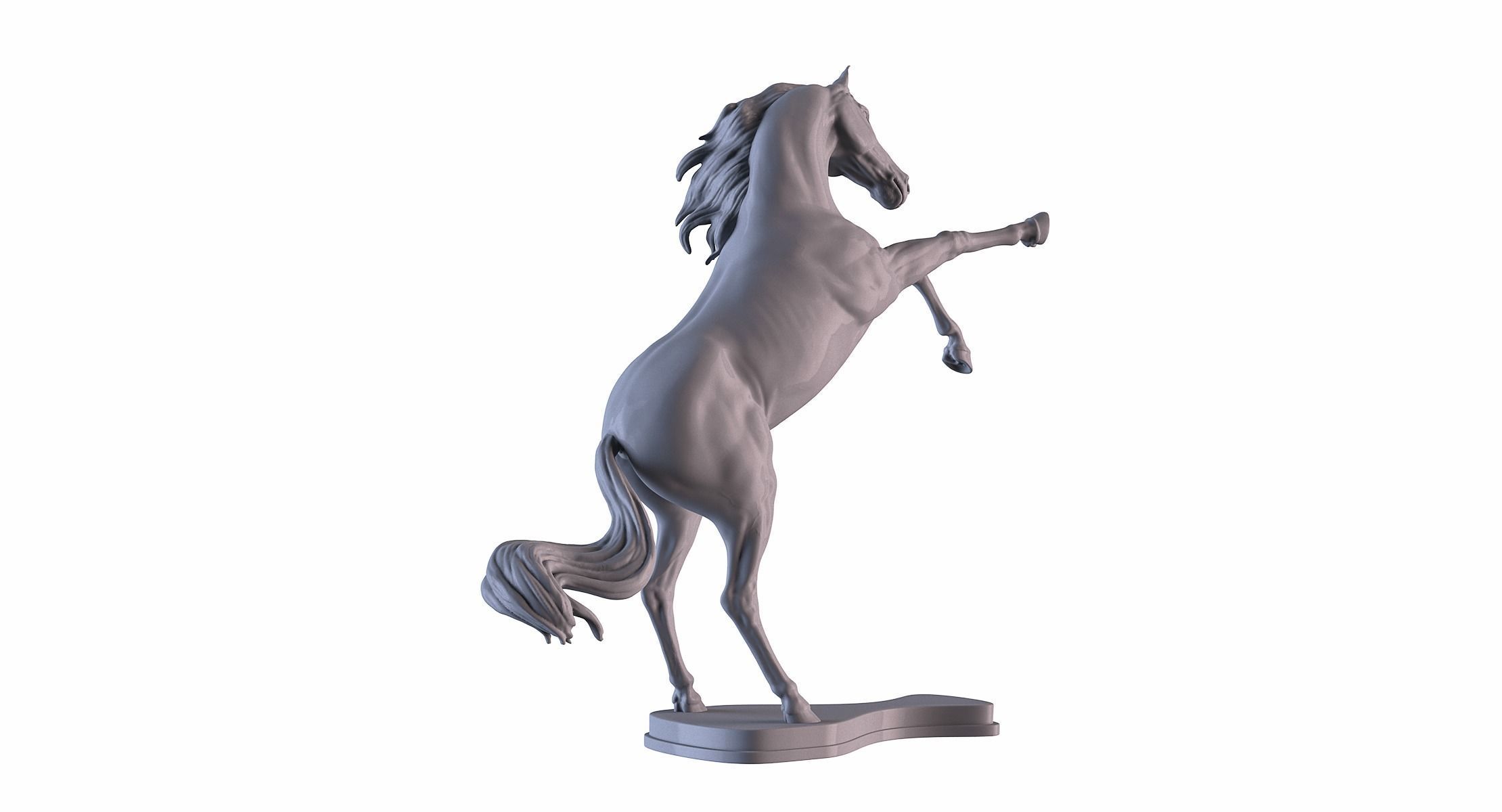 Horse Sculpture 3D print model_4