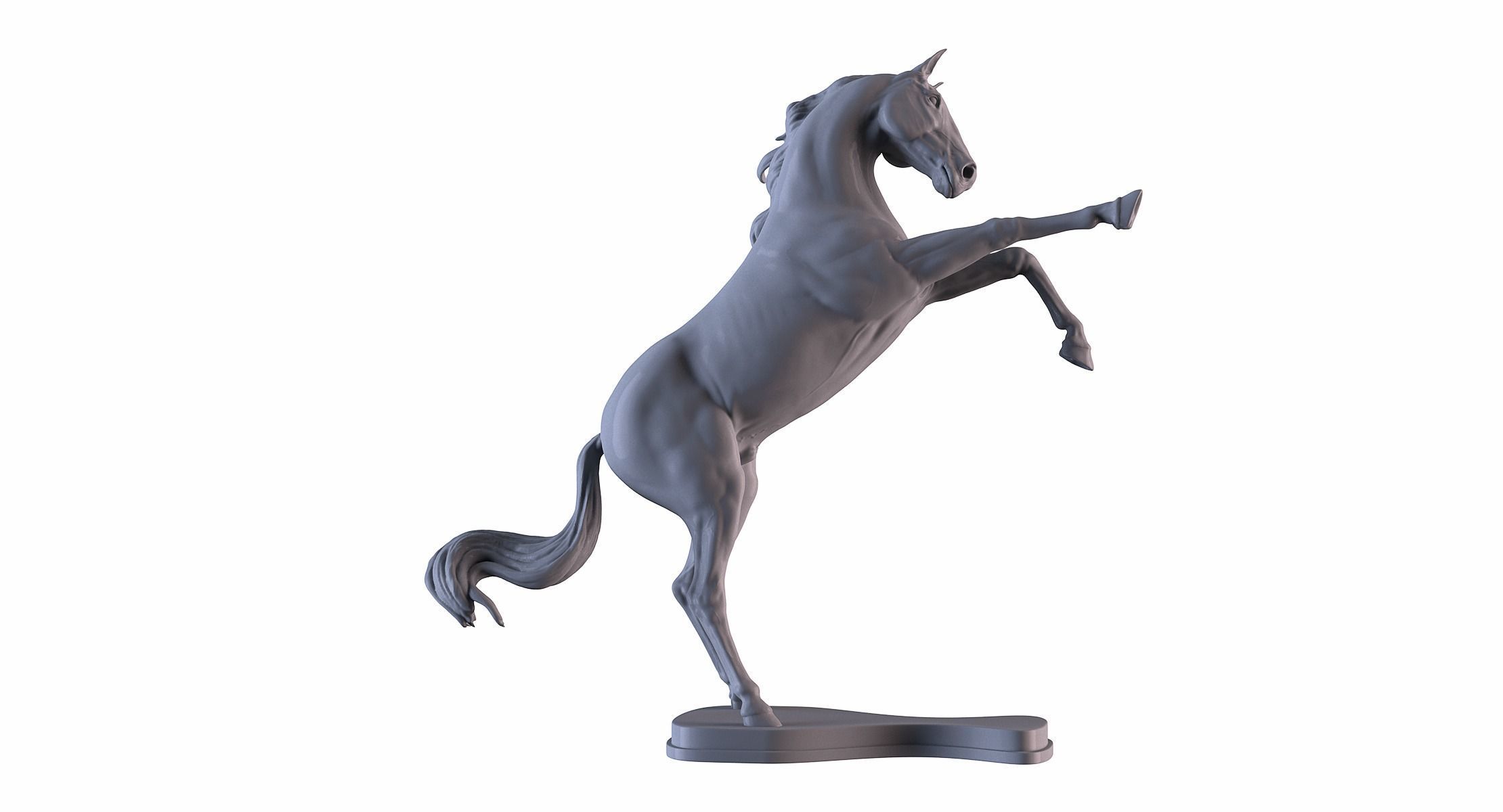 Horse Sculpture 3D print model_5