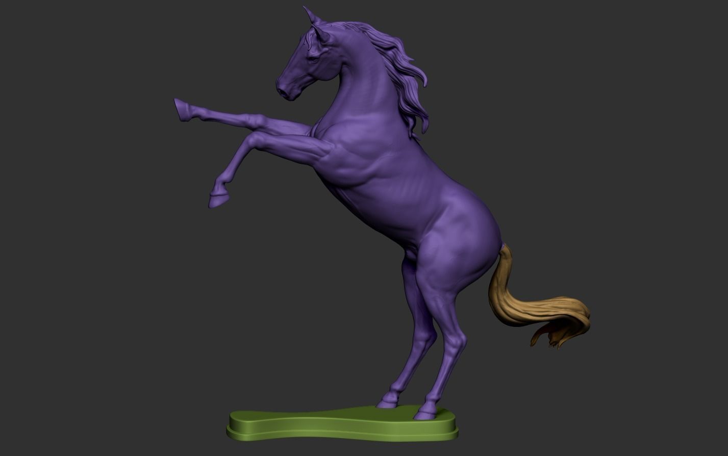 Horse Sculpture 3D print model_19