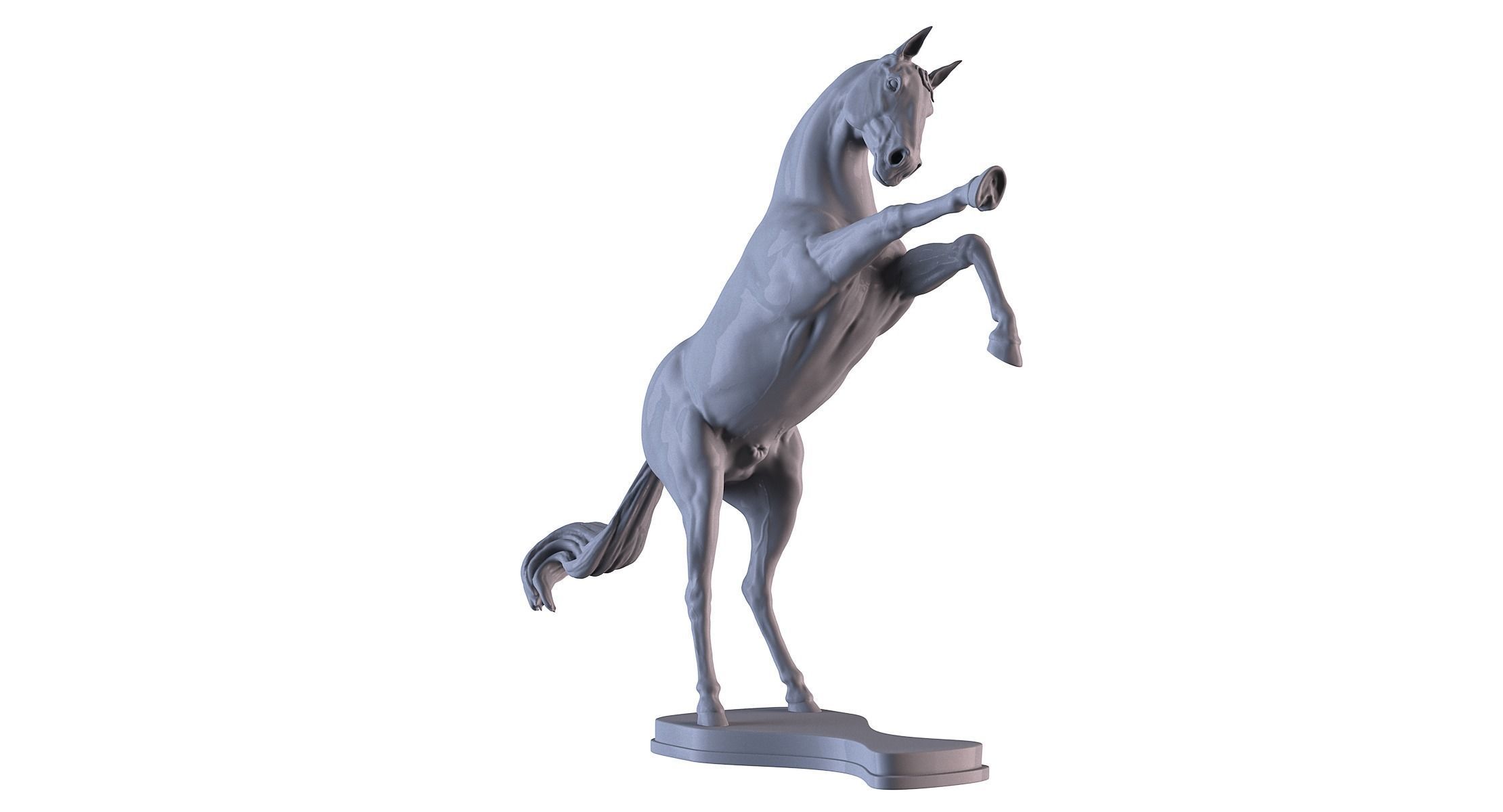 Horse Sculpture 3D print model_6