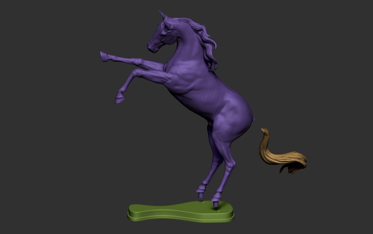 Horse Sculpture 3D print model_18