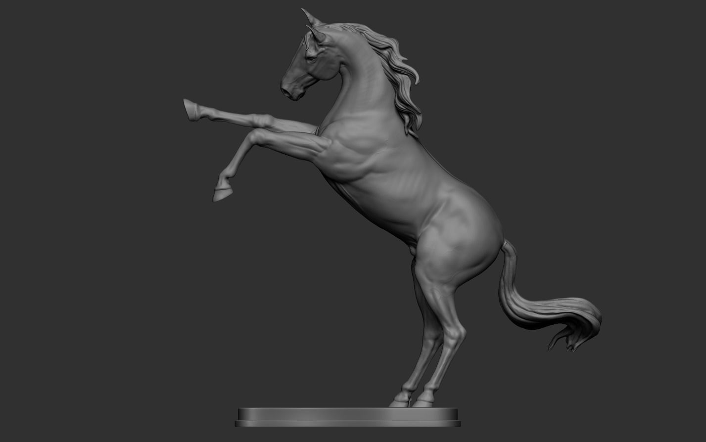 Horse Sculpture 3D print model_10