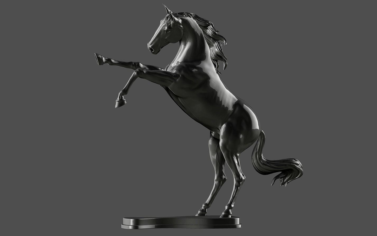 Horse Sculpture 3D print model_17