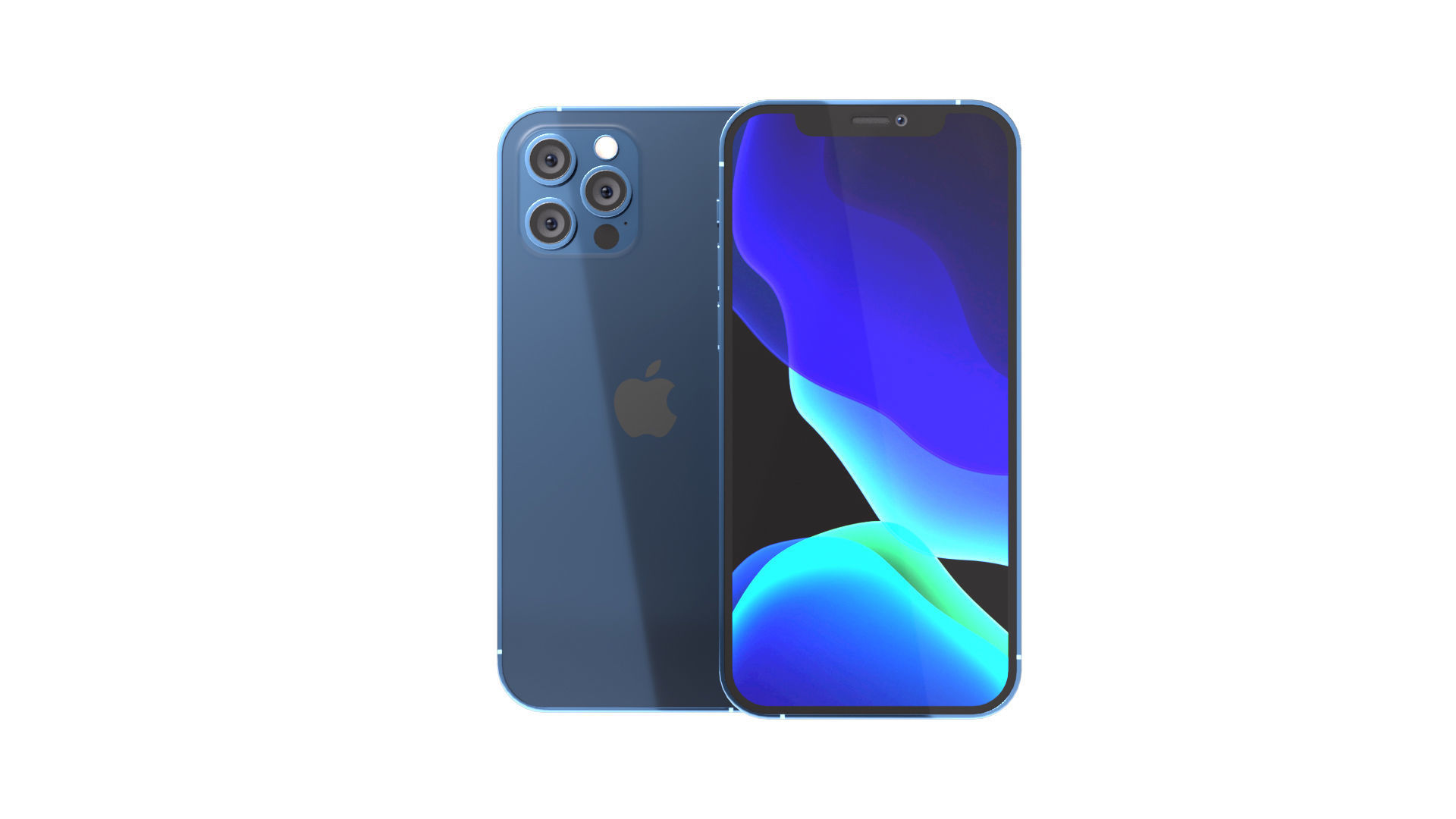 Apple iPhone 12 Pro Low-poly 3D model_1