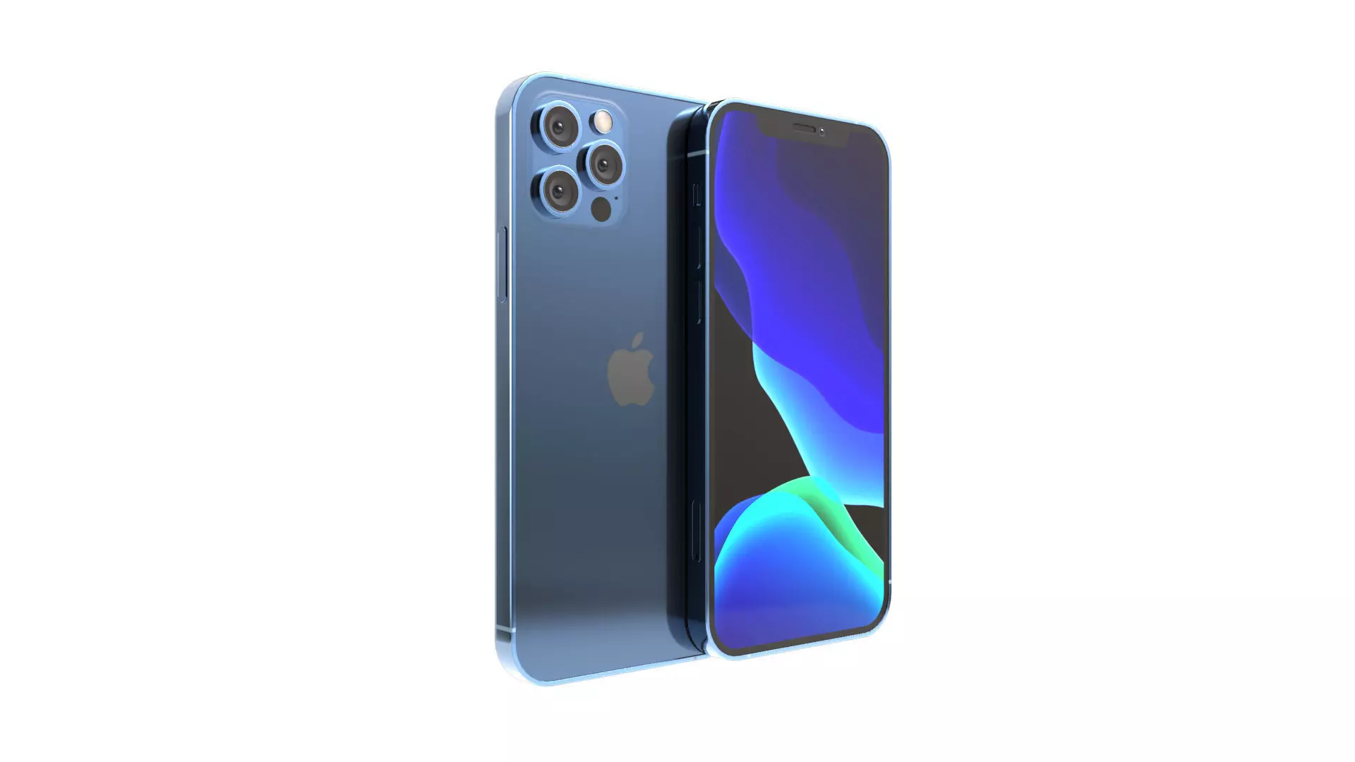 Apple iPhone 12 Pro Low-poly 3D model_0