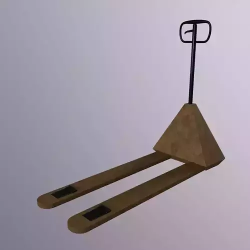Hand Pallet Truck - Game Ready - Low Poly PBR 3D Model Low-poly 3D model