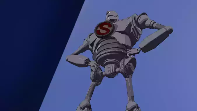The Iron Giant 3D model