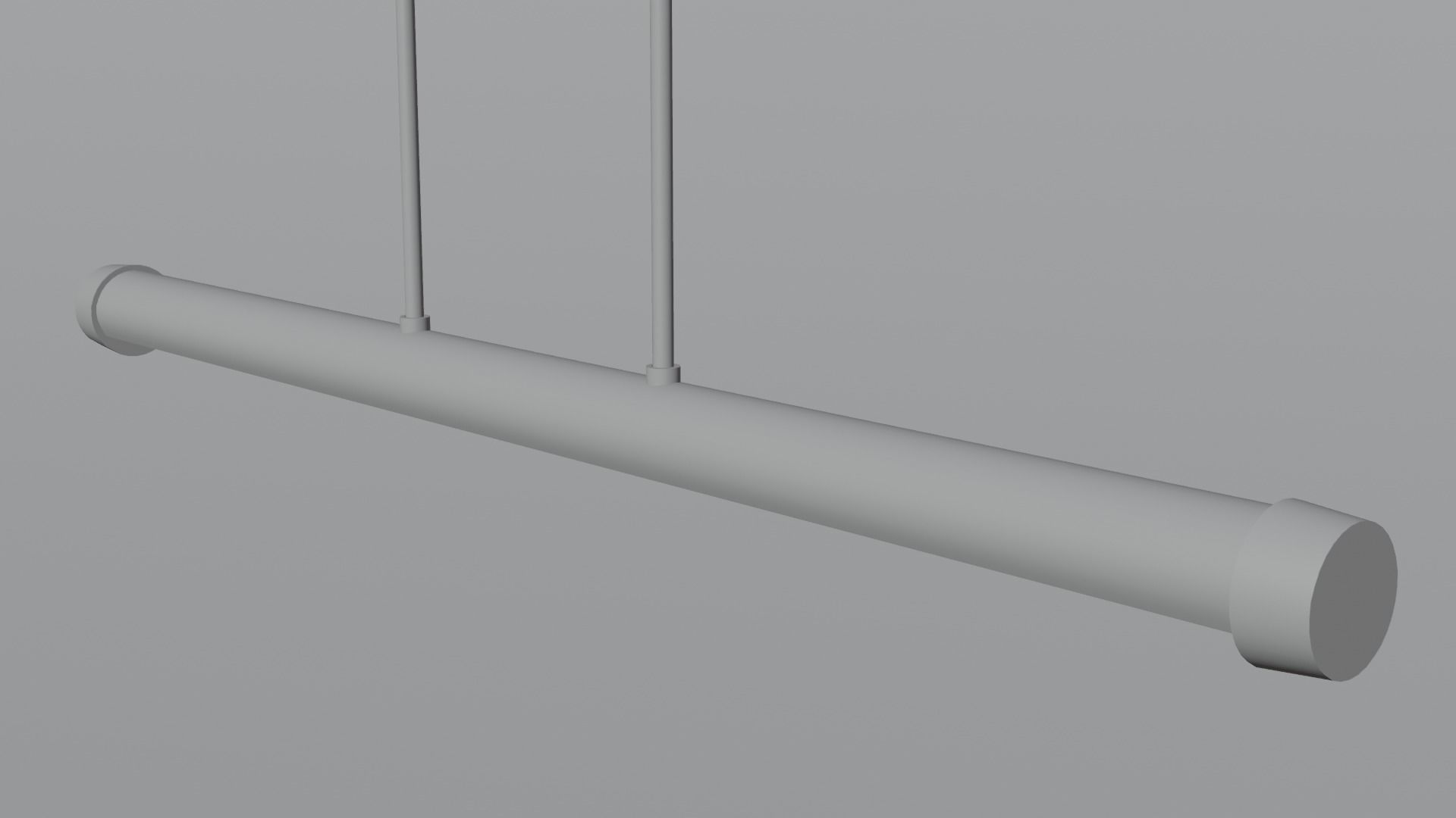 Ceiling lamp Low-poly 3D model_1