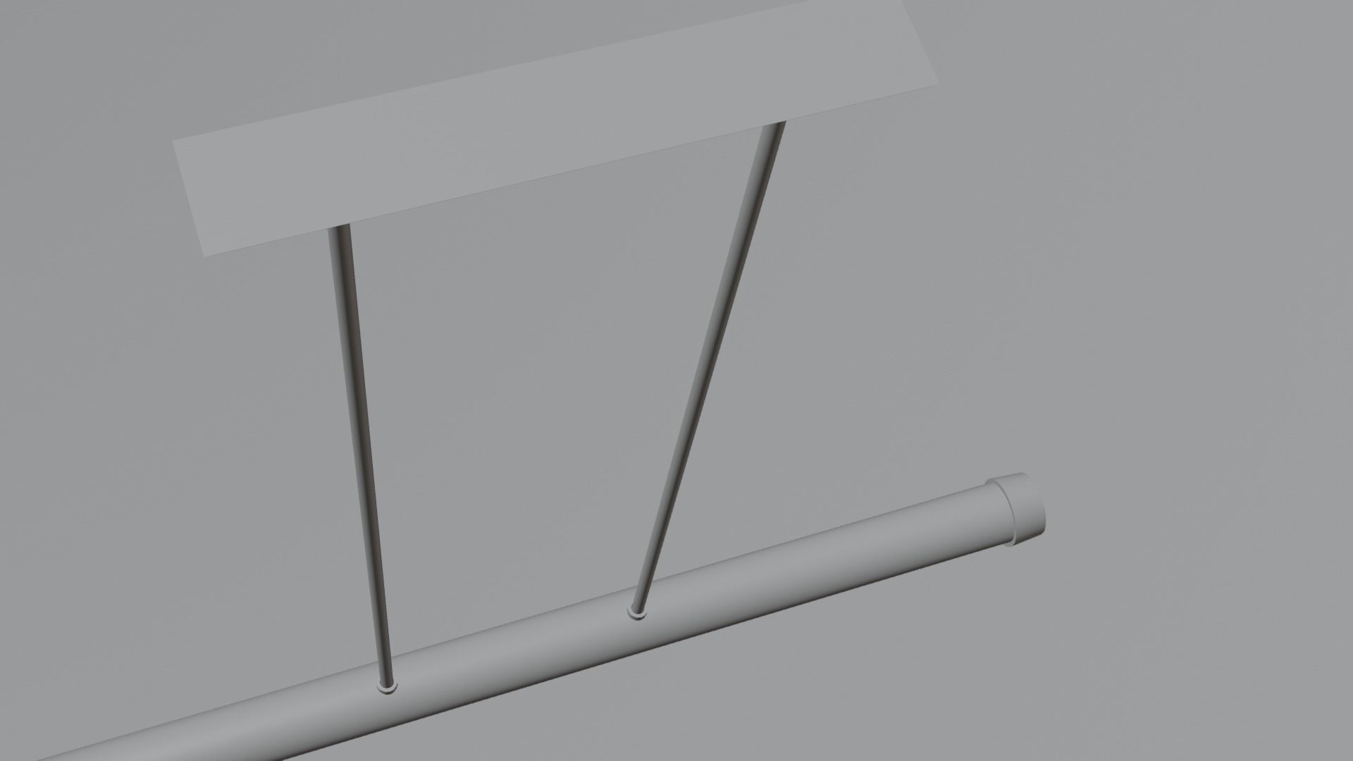 Ceiling lamp Low-poly 3D model_4