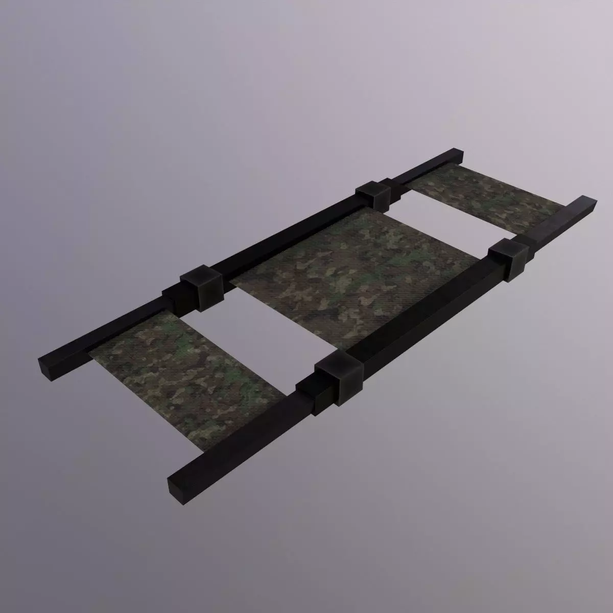 98Military Stretcher Game Ready - Low Poly 3D Model Low-poly 3D model_0