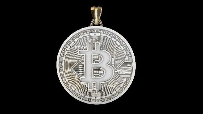 Bitcoin necklaces 3D print model
