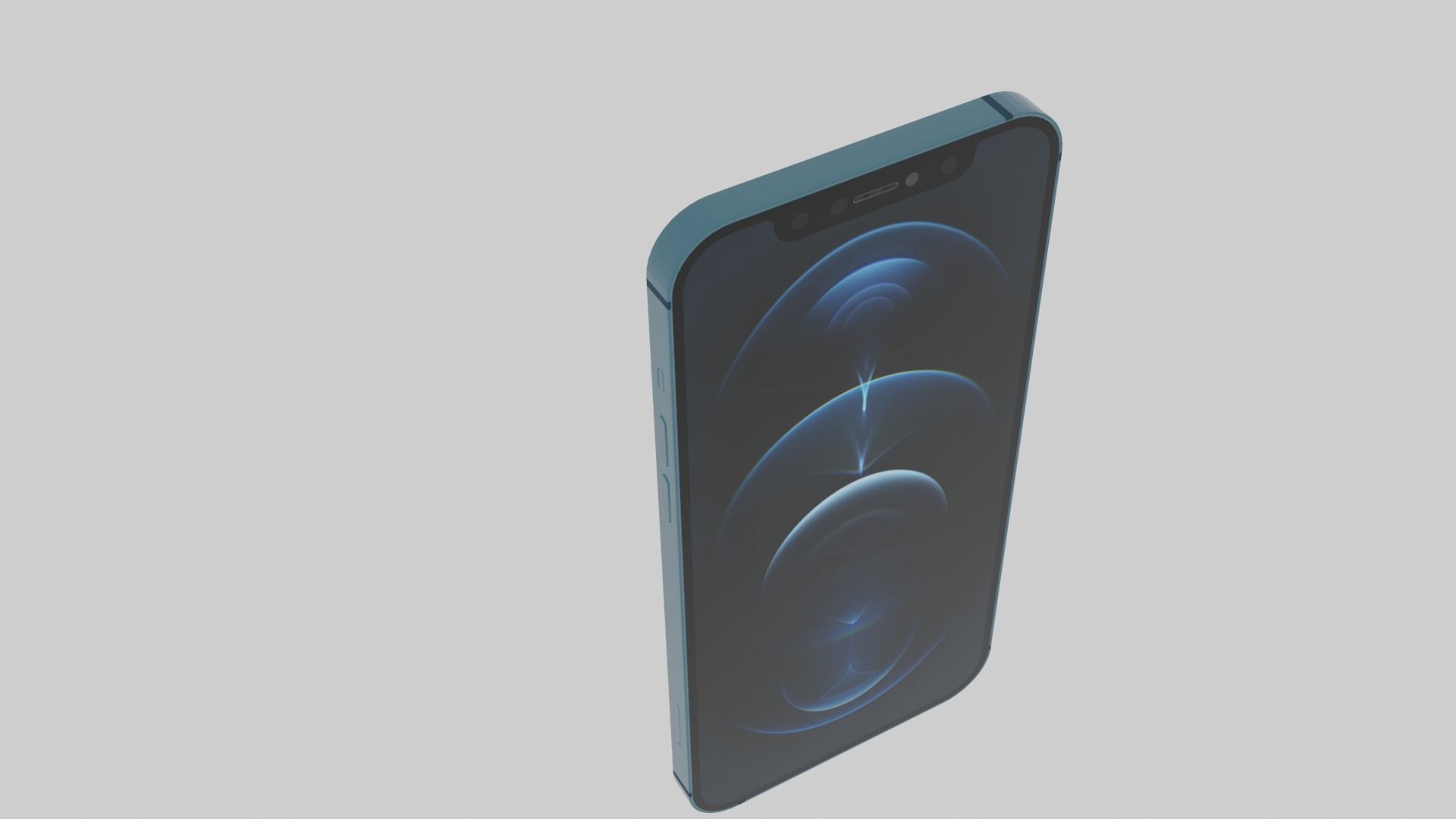 Apple iPhone 12 Pro Low-poly 3D model_2