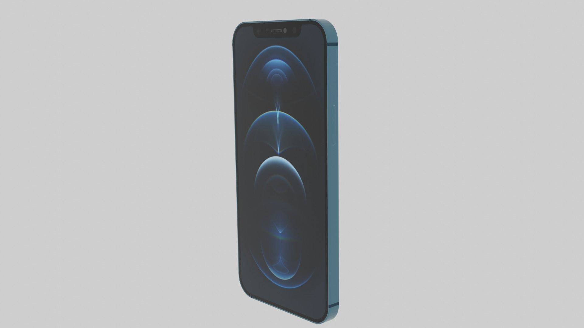 Apple iPhone 12 Pro Low-poly 3D model_1