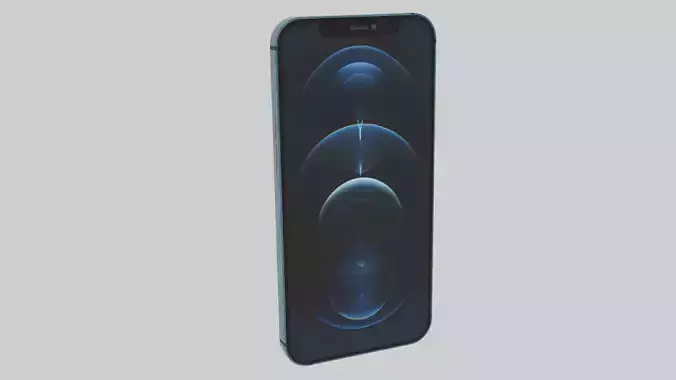 Apple iPhone 12 Pro Low-poly 3D model