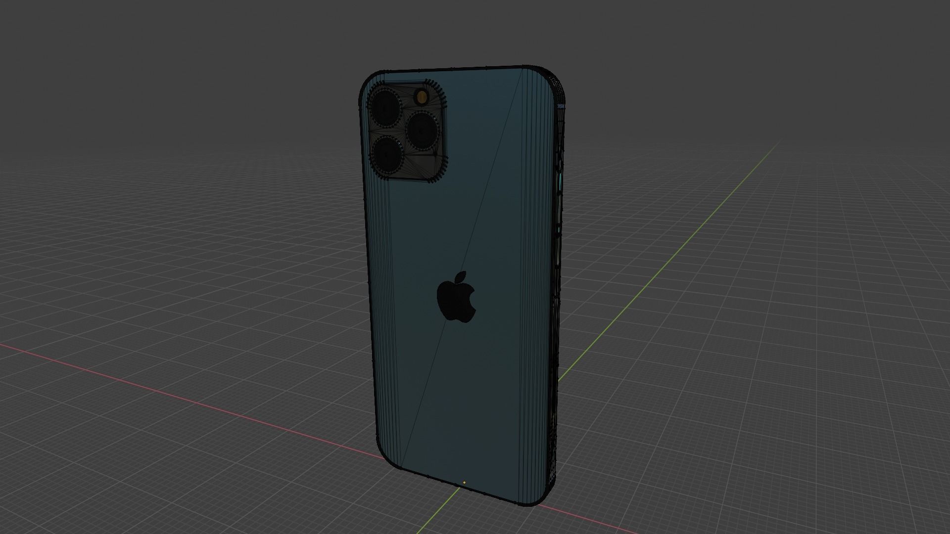 Apple iPhone 12 Pro Low-poly 3D model_9